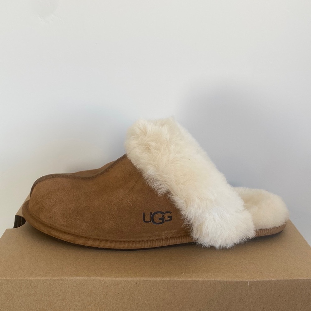 UGG Scuffette II Cognac Sheepskin slip on Slipper